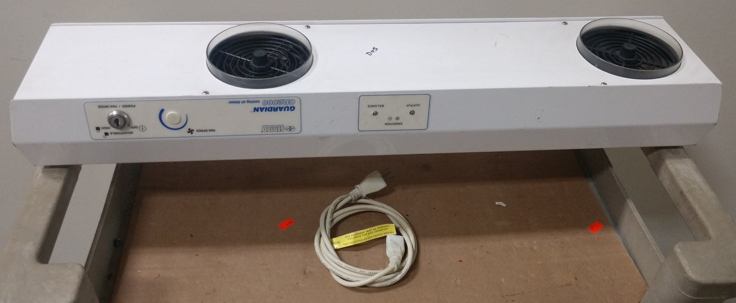 Used Simco Guardian CR2000 4008729 Ionizing Air Blower, 120VAC, 50/60Hz, 0.2A