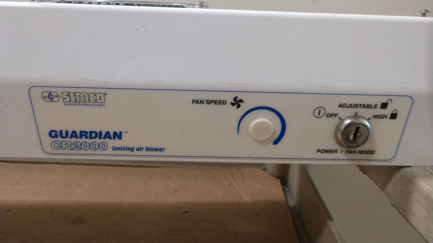 Used Simco Guardian CR2000 4008729 Ionizing Air Blower, 120VAC, 50/60Hz, 0.2A