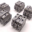 Used Lot of 5 Entrelec MB10/22S Fuse Holder Terminal Block 750-600V Size: 6mm, 3 Pole