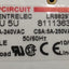 Used Lot of 3 Entrelec LR88297 1-Pole Circuit Breaker, UL 5A-240VAC, CSA 5A-250VAC