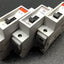 Used Lot of 3 Entrelec LR88297 1-Pole Circuit Breaker, UL 5A-240VAC, CSA 5A-250VAC