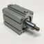 Used SMC NCDQ8A150-075M Pneumatic Compact Cylinder, Bore: 1.5", Stroke: 0.75"