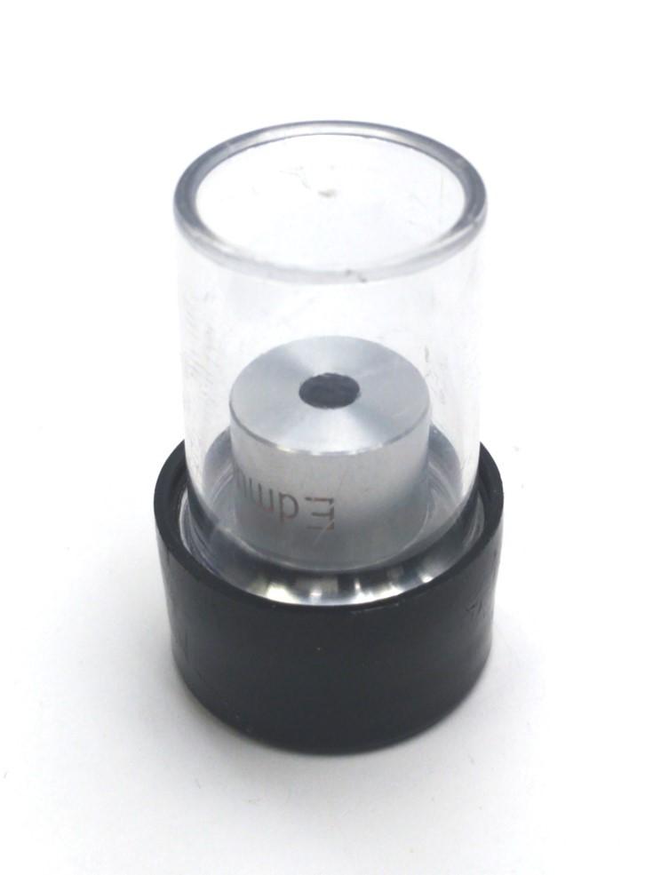 Used Edmund Industrial Optics Microscope Objective Lens, 5X, 0.12 NA, RMS Mount