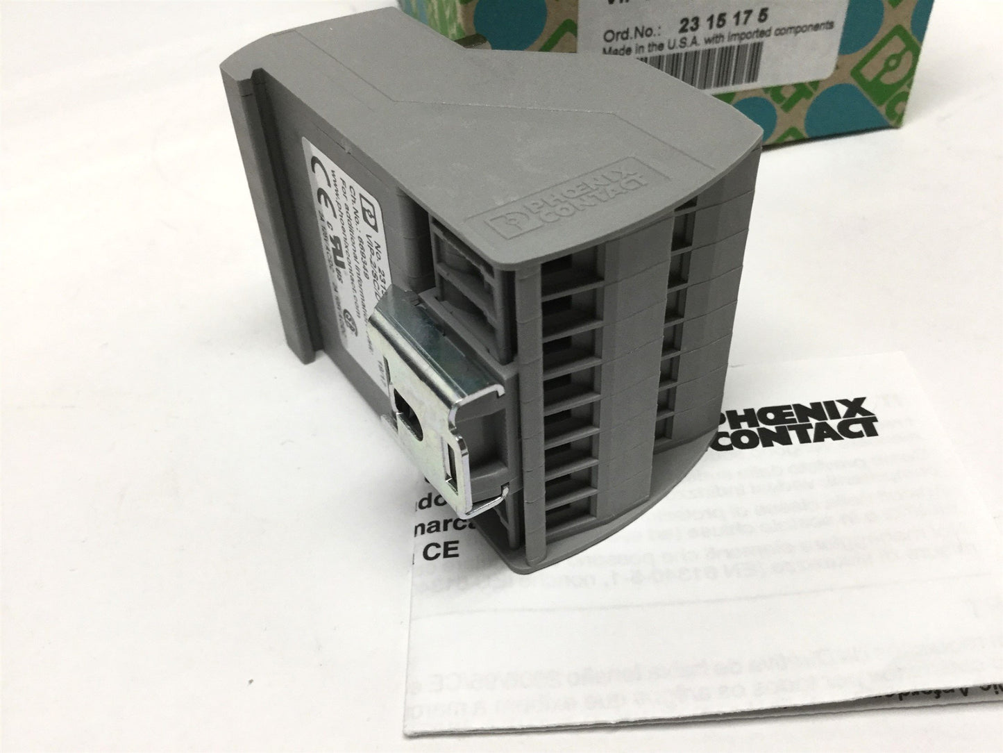 New Phoenix Contact VIP-2/SC/D15SUB/F VARIOFACE Interface Module, 15-Pos, 125V 2A