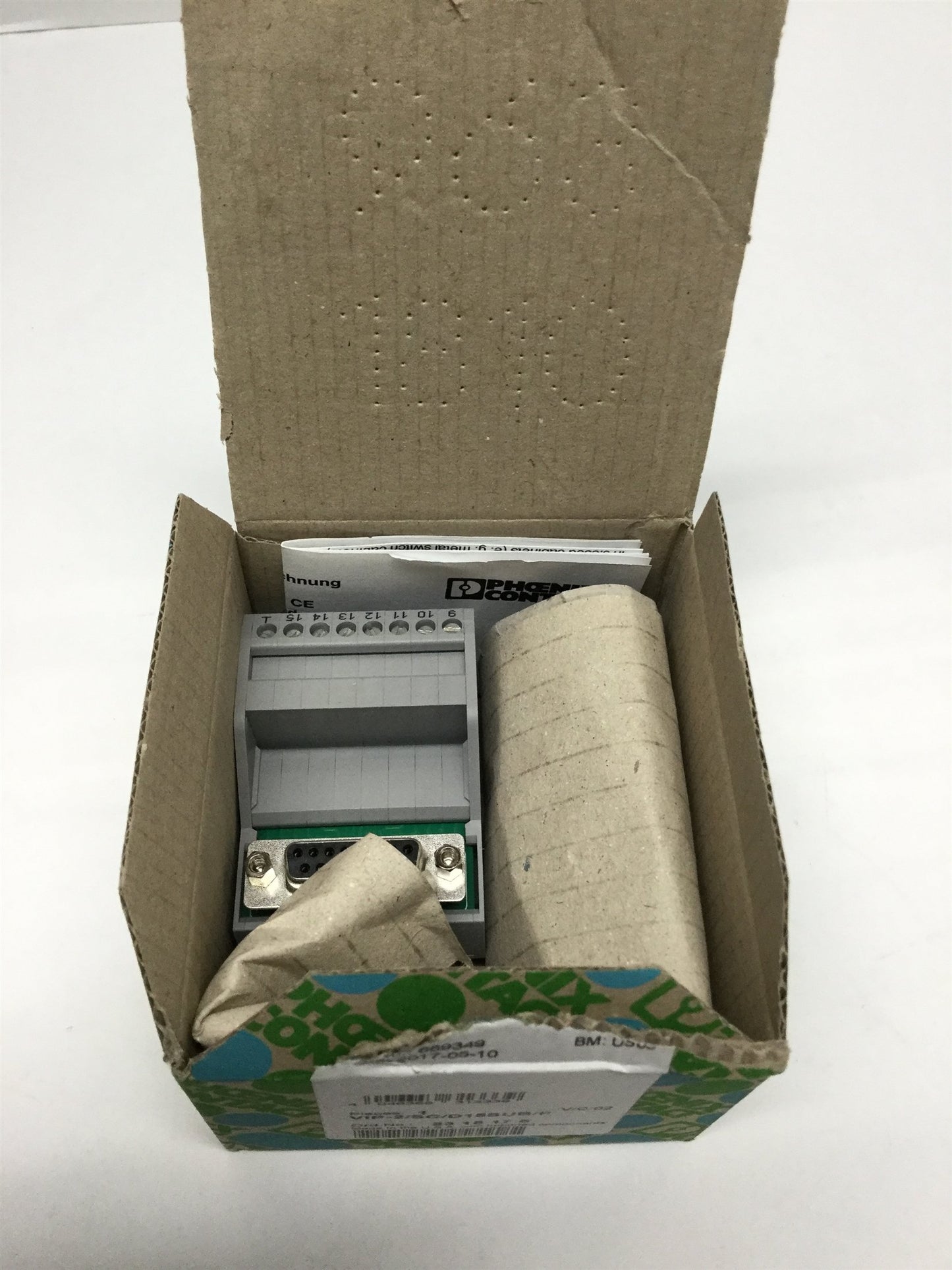 New Phoenix Contact VIP-2/SC/D15SUB/F VARIOFACE Interface Module, 15-Pos, 125V 2A
