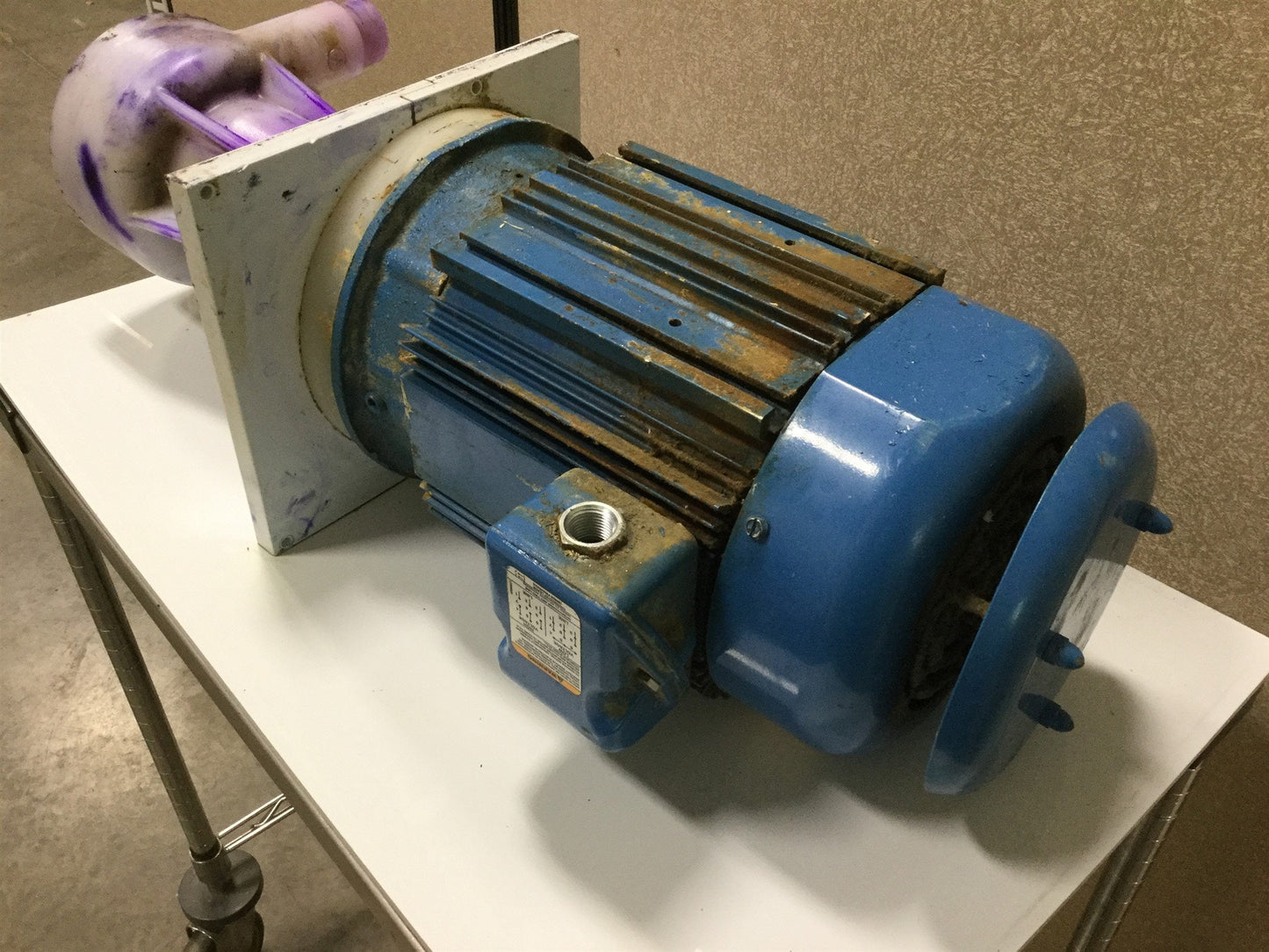 Used Penguin P-5CK Vertical Pump & Motor, 172GPM, 208-230/460VAC, 5HP, 122' Head