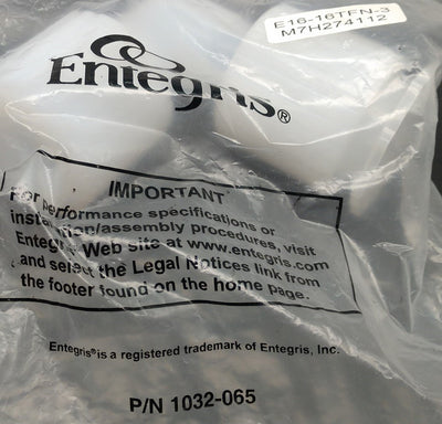 New Entegris E16-16TFN-3 Elbow Adapter PFA 1" Flaretek to 1" Flaretek SpaceSaver