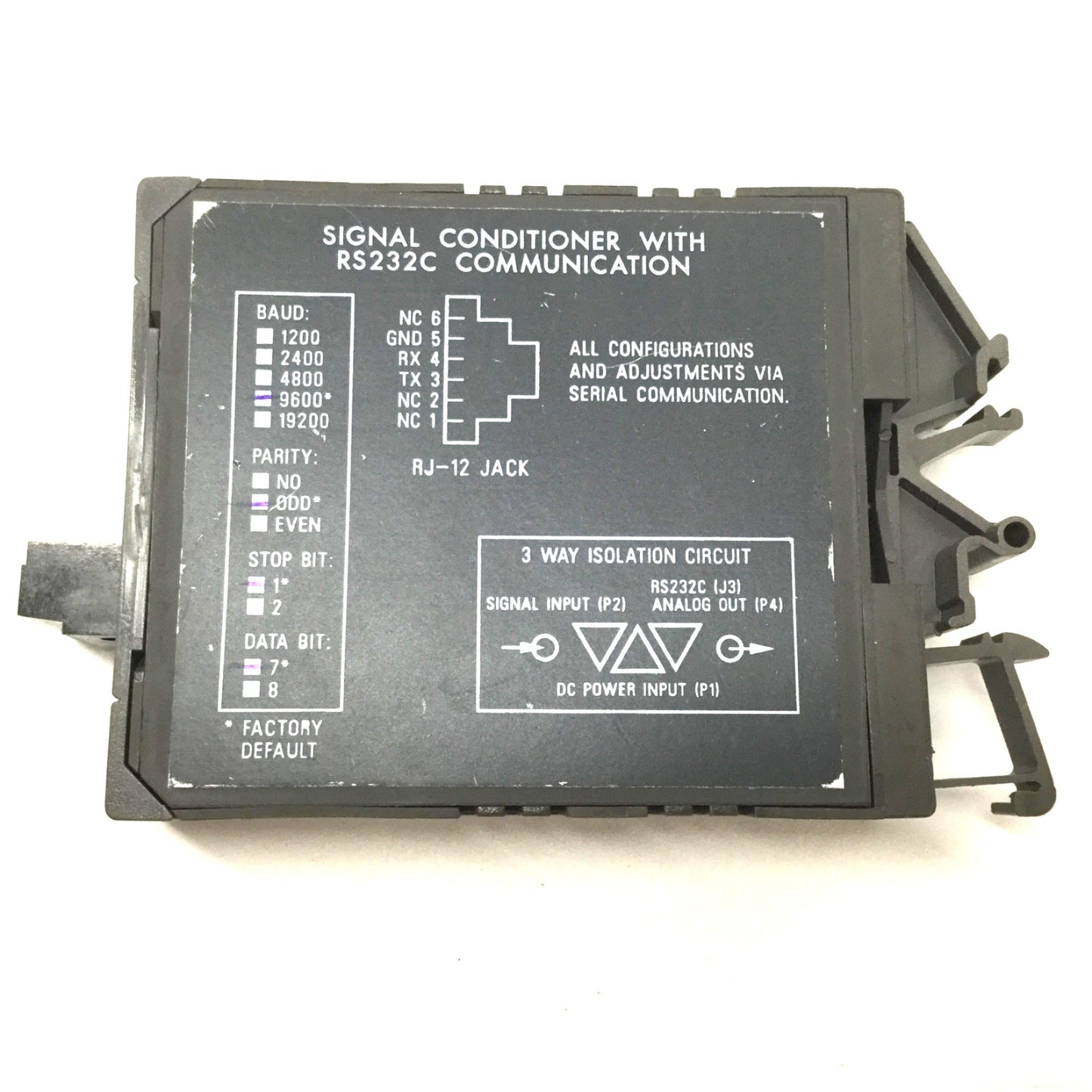 Used Newport DRN-TC/N Signal Conditioner, RS232C Communication, Type K Thermocouple