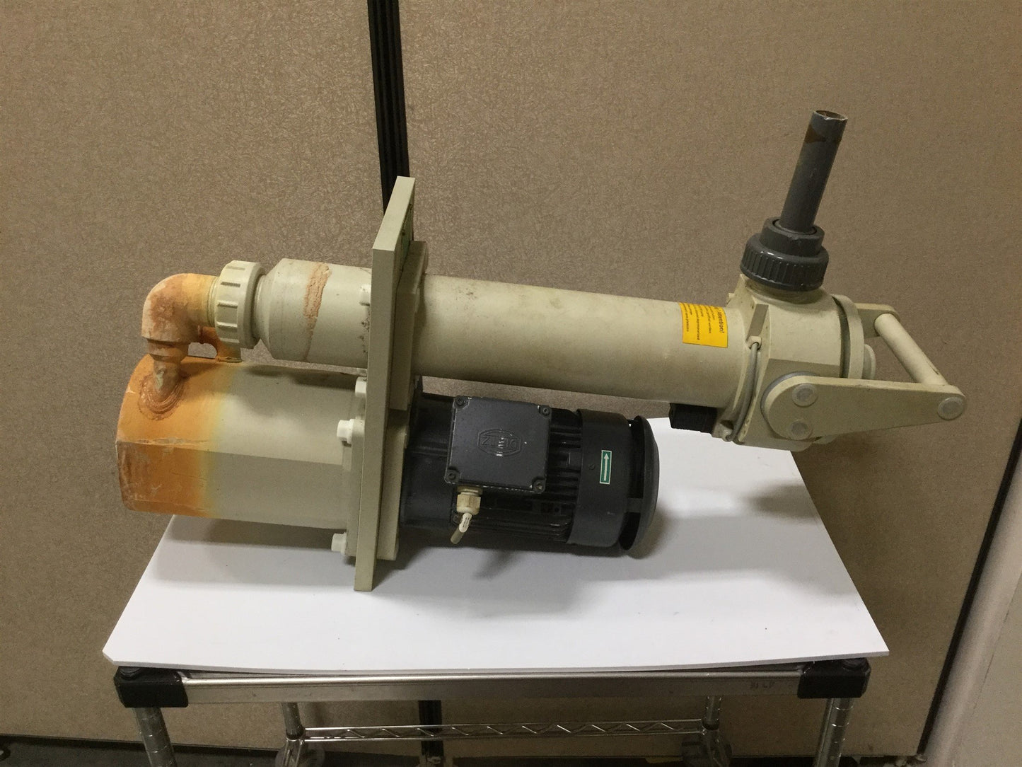Used Höllmüller HSTP2D Immersion Pump 1.1/50 VK 200-460VAC 60Hz 2P, Dietz Motor