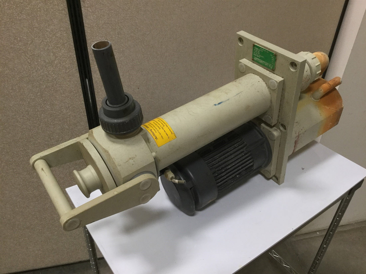 Used Höllmüller HSTP2D Immersion Pump 1.1/50 VK 200-460VAC 60Hz 2P, Dietz Motor