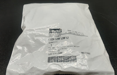 New Parker FTCR-12RF12RF12 Parteck Parflare PFA Tube Tee Connector Reducer, 3/4"