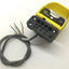 Used Banner STBVR81L Safety Touch Button, With OTC-1-YW Guard, Input: 20-30VAC/DC
