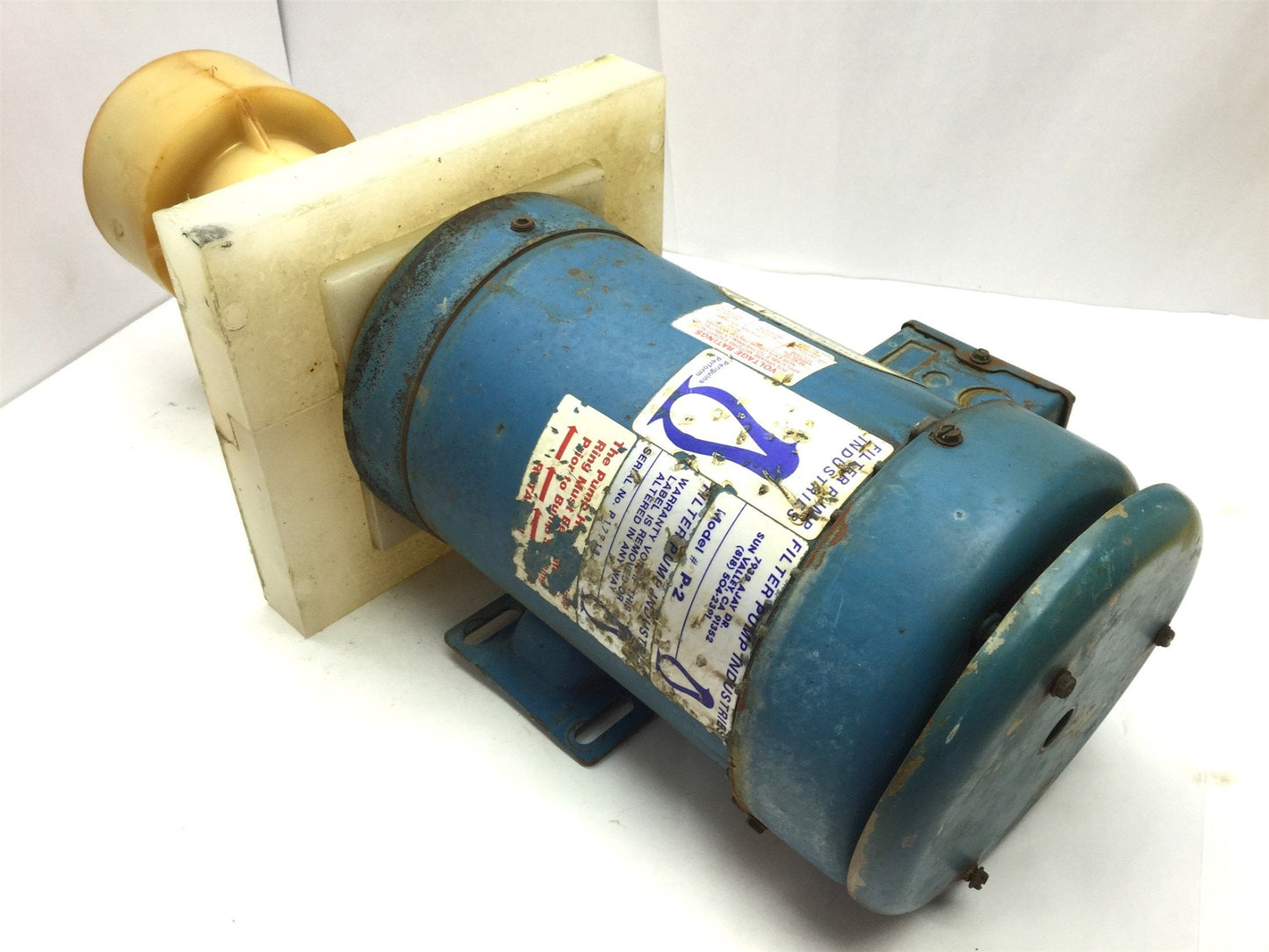 Used Penguin P-2B Vertical Pump & Motor, 208-230/460VAC, 2HP, 69' Head, 112GPM