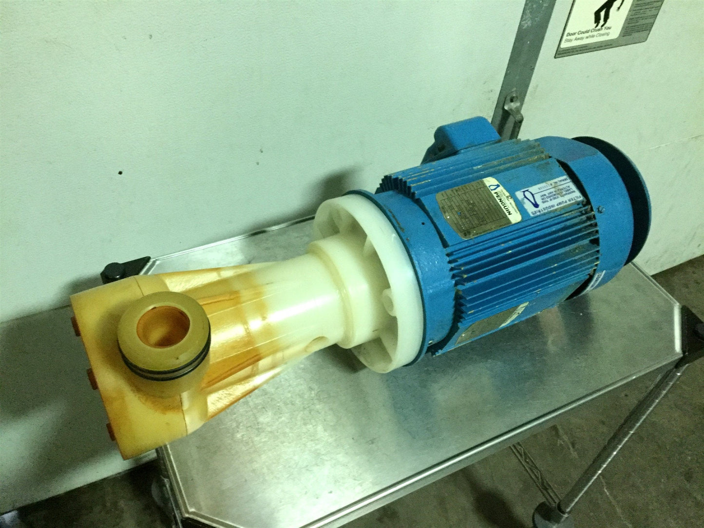 Used Penguin P-5CK Vertical Pump & Motor, 172GPM, 208-230/460VAC, 122' Head, 5HP