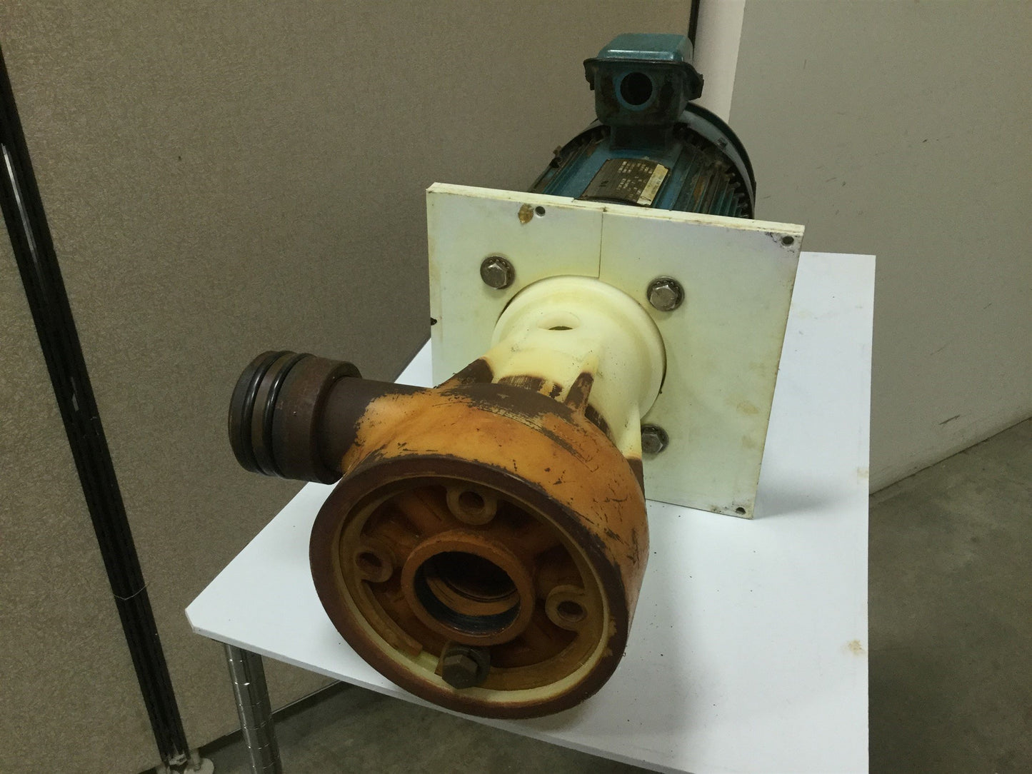 Used Penguin P-5CK Vertical Pump & Motor, 5HP, 172GPM, 208-230/460VAC, 122' Head