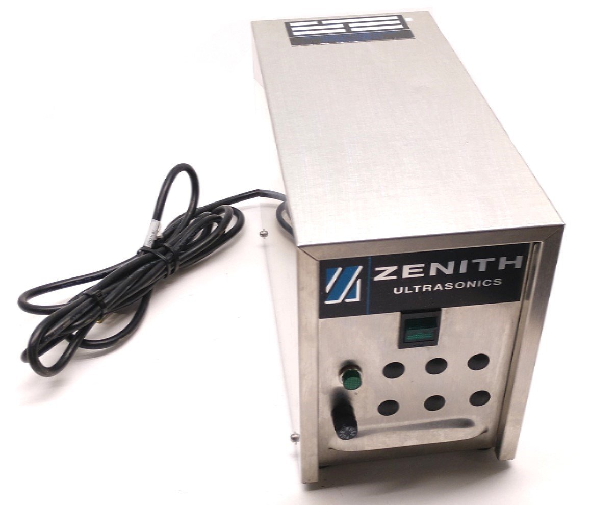 Used Zenith T5X6X12 & G1-40-Rev3 Industrial Ultrasonic Cleaner & Power Supply