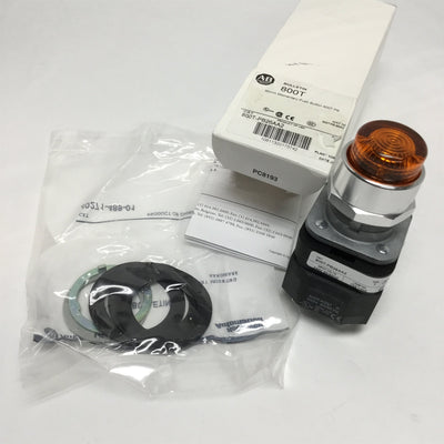 New Allen Bradley 800T-PB26AA2 Illuminated Push Button Momentary Switch 240VAC Light