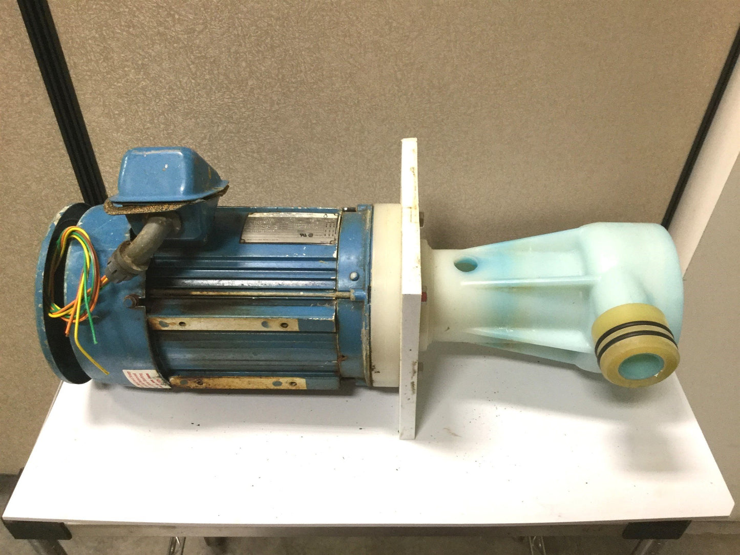 Used Penguin P-5C Vertical Pump & Motor, 172GPM, 5HP, 208-230/460V AC, 122' Head