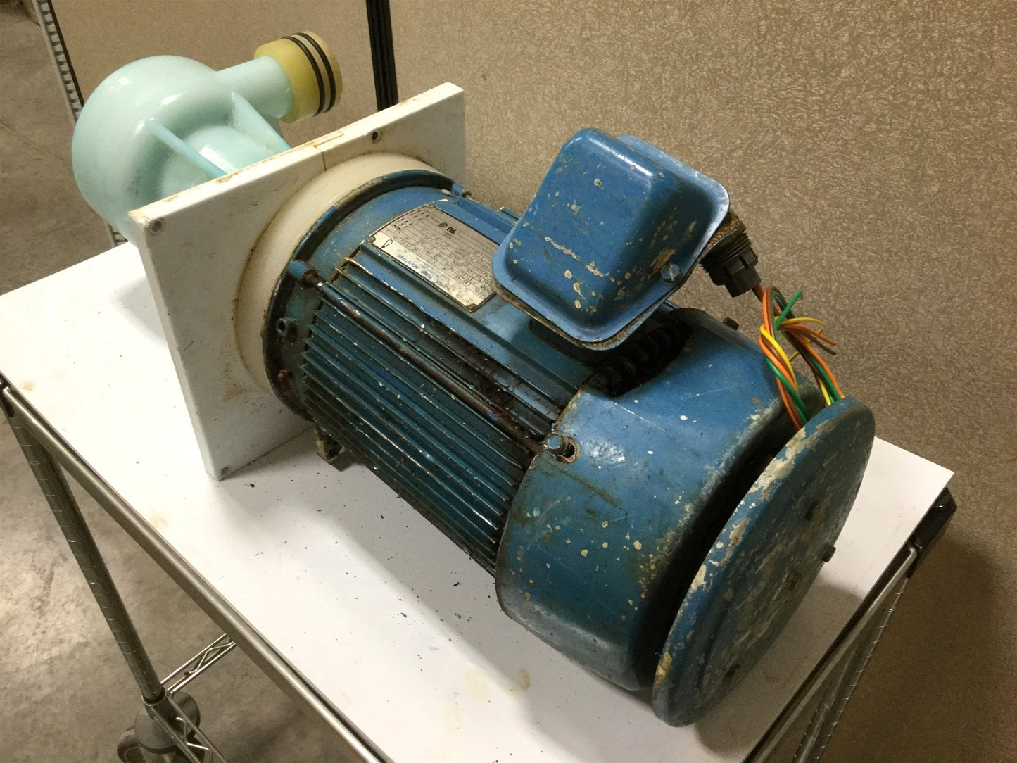 Used Penguin P-5C Vertical Pump & Motor, 172GPM, 5HP, 208-230/460V AC, 122' Head