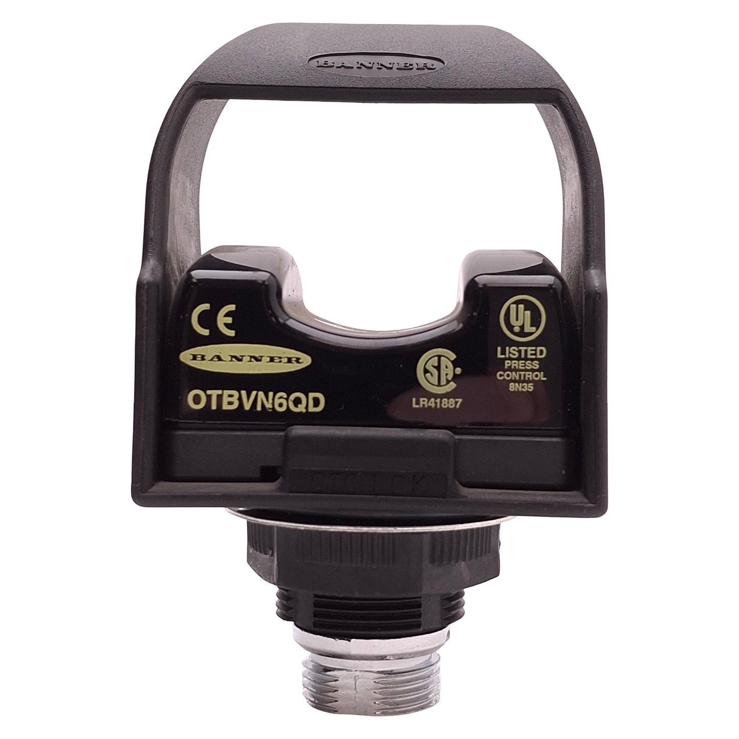 Used Banner OTBVN6QD Opto-Touch Momentary Action Touch Button, NPN, 10-30VDC w/Guard