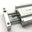 Used SMC CXSM6-10 Double Rod Pneumatic Cylinder, Bore: 6mm, Stroke: 10mm, M5x0.8 Rust