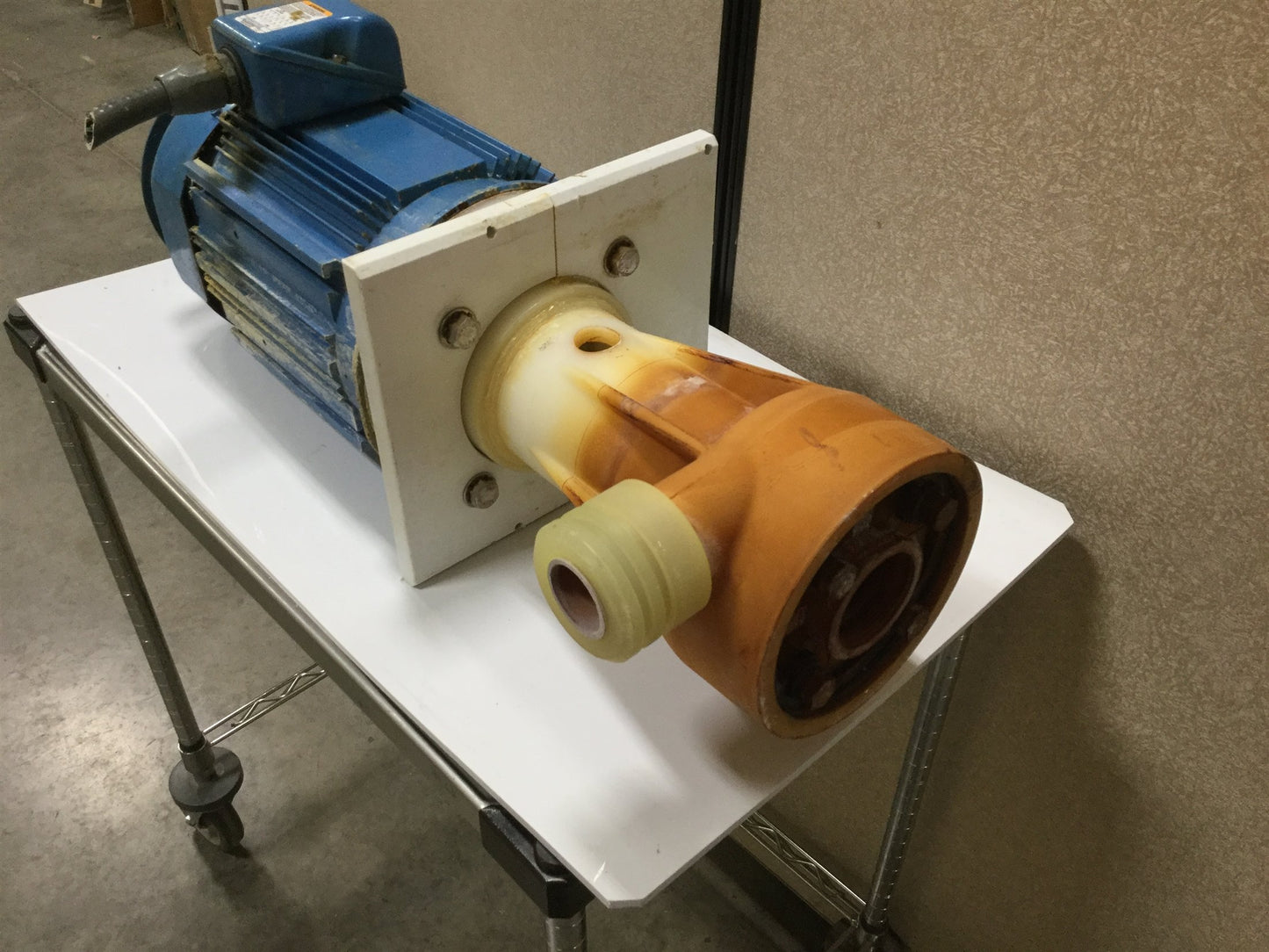 Used Penguin P-5CK Vertical Pump & Motor, 208-230/460V, 5HP, 172GPM, 122' Head