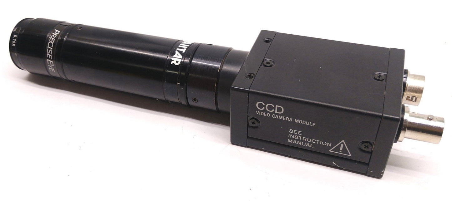 Used Sony XC-ST30 Monochrome CCD Camera & Navitar Precise Eye 1-60111, 0.75X Mag