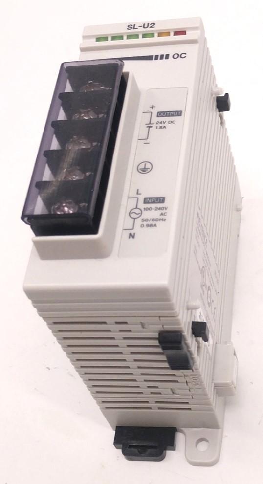 Used Keyence SL-U2 Light Curtain Power Supply Module In: 100-240VAC Out: 24VDC 1.8A