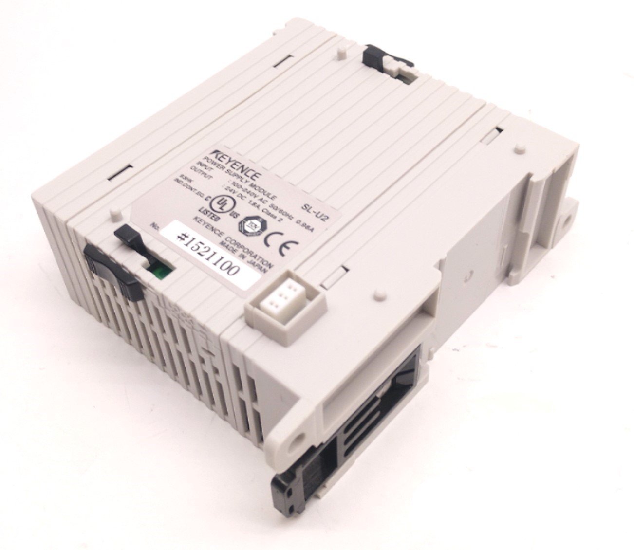 Used Keyence SL-U2 Light Curtain Power Supply Module In: 100-240VAC Out: 24VDC 1.8A