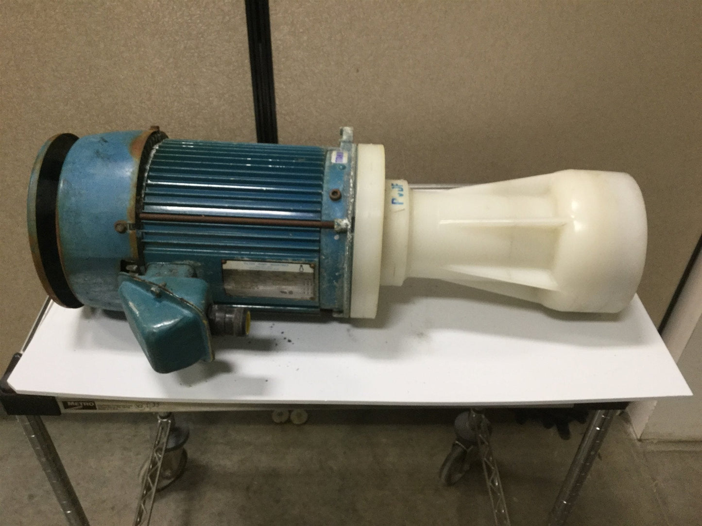 Used Penguin P-5CK Vertical Pump & 5HP Motor, 208-230/460V 122' Head 172GPM