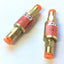Used Lot of 2 Dynamco IFC32 Pneumatic In-Line Brass Flow Control Orifice .0126" .32mm