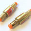Used Lot of 2 Dynamco IFC32 Pneumatic In-Line Brass Flow Control Orifice .0126" .32mm