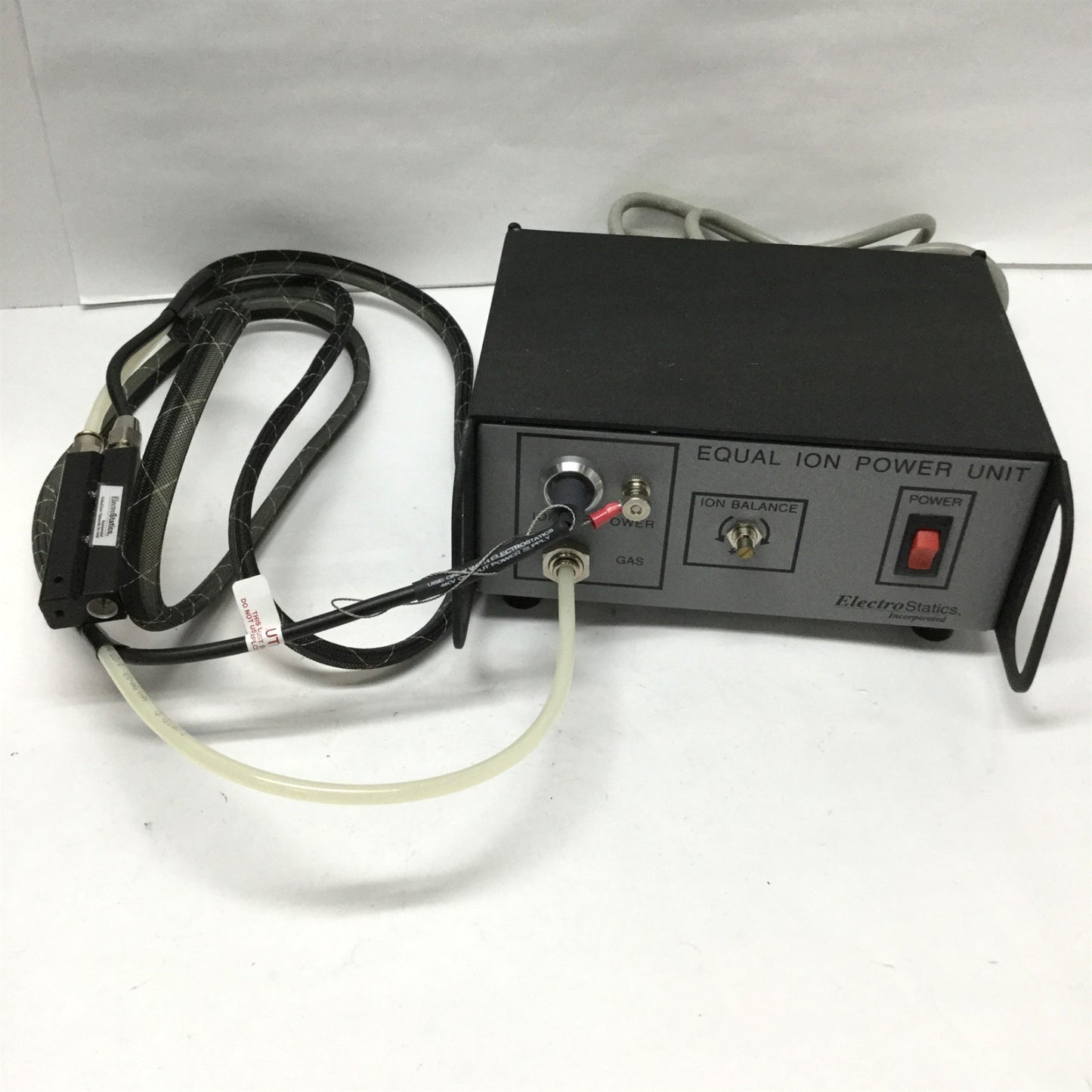 Used ElectroStatics B-1256 Static Neutralizing Equal Ion 4kV Power Supply Unit Nozzle