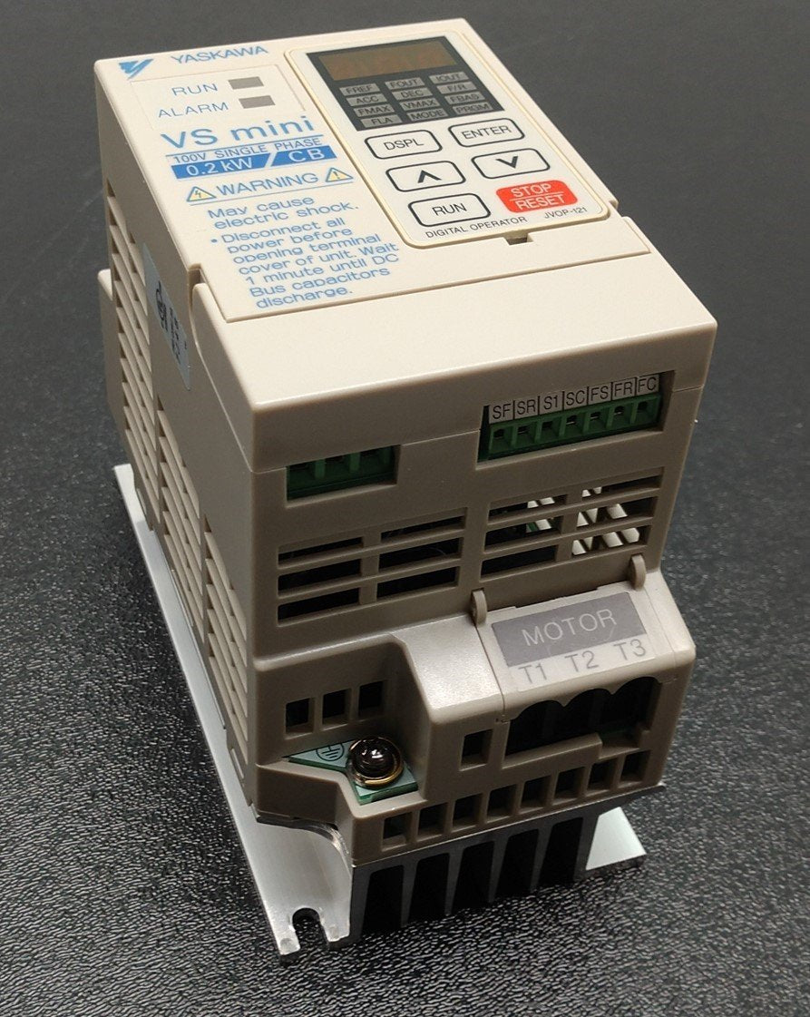Used Yaskawa GPD205-10P1 VS Mini Drive, 100V Single Phase Input, 3 Phase Output