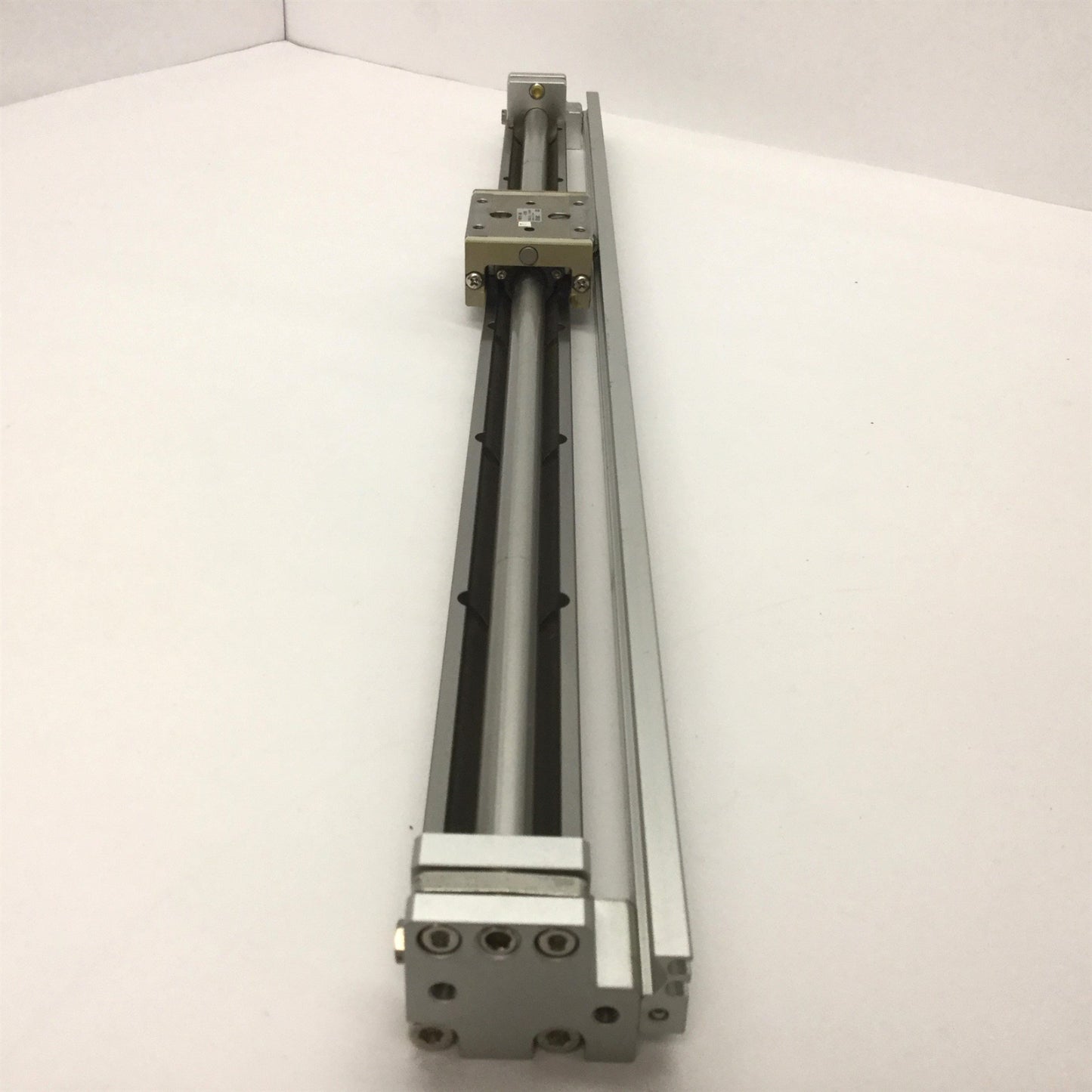 Used SMC MXY12-500-X1109 Pneumatic Slide Table, Stroke 500mm, Bore 12mm, 0.2-0.55MPa