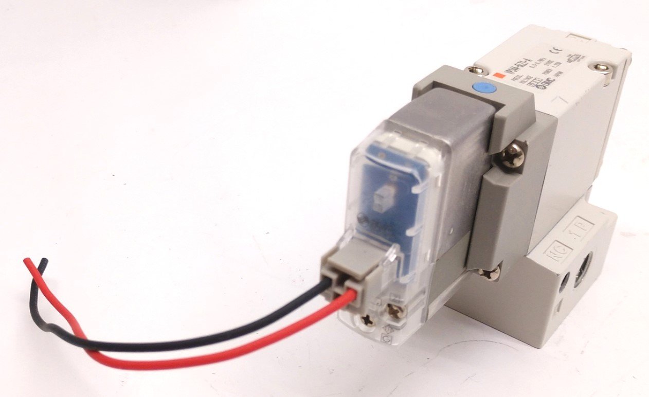 Used SMC VP344-5LZ1-A Solenoid Valve, 3-PORT Voltage 24VDC, 0.15-0.7MPa