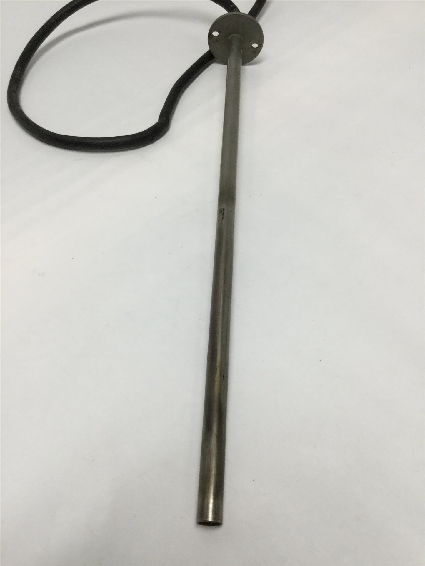 Used Hotwatt SC37-12 Flanged Cartridge Heater Rod Element 65W 115VAC, 3/8" Dia, 12" L