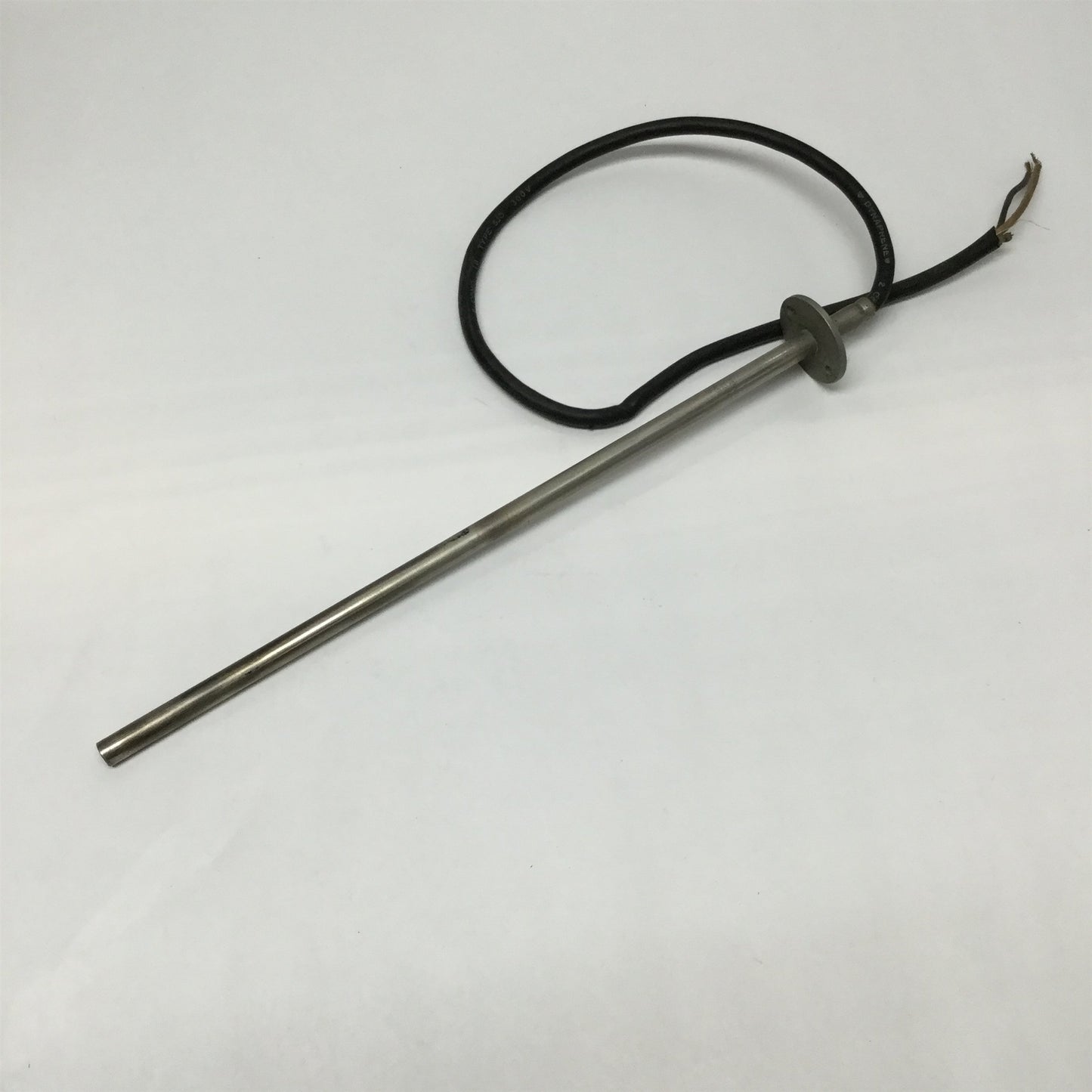 Used Hotwatt SC37-12 Flanged Cartridge Heater Rod Element 65W 115VAC, 3/8" Dia, 12" L