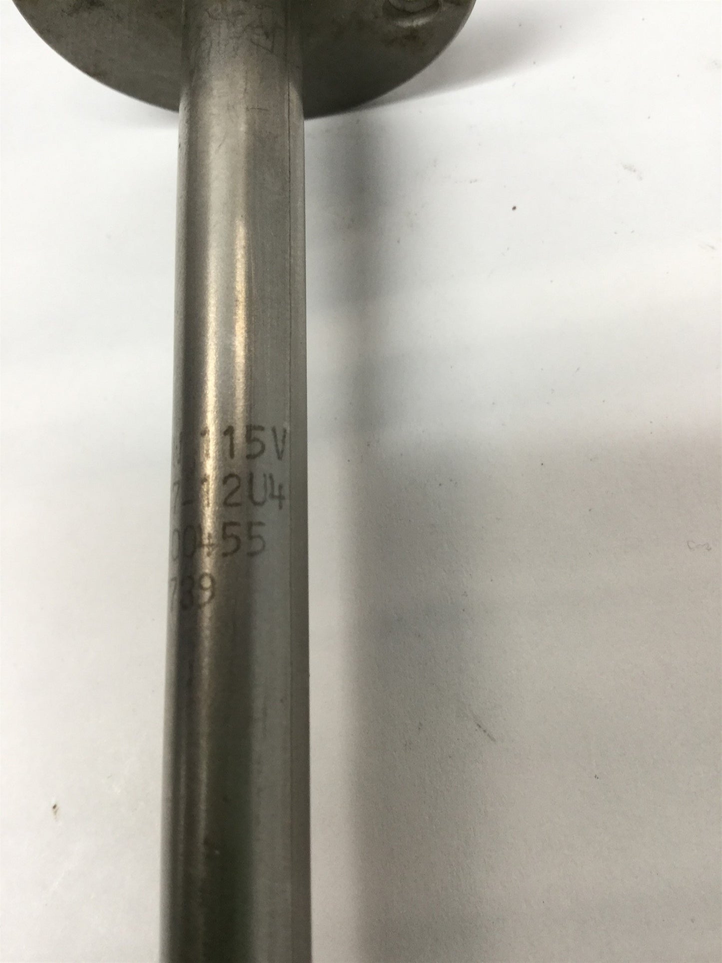 Used Hotwatt SC37-12 Flanged Cartridge Heater Rod Element 65W 115VAC, 3/8" Dia, 12" L