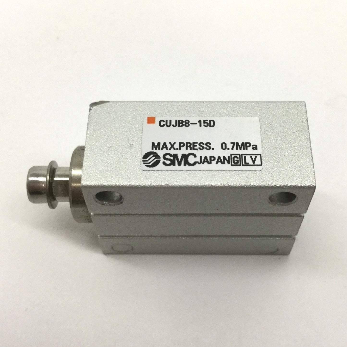 Used Lot of 2 SMC CUJB8-15D Mini Free Mount Cylinder, Stroke: 15mm, Bore: 8mm