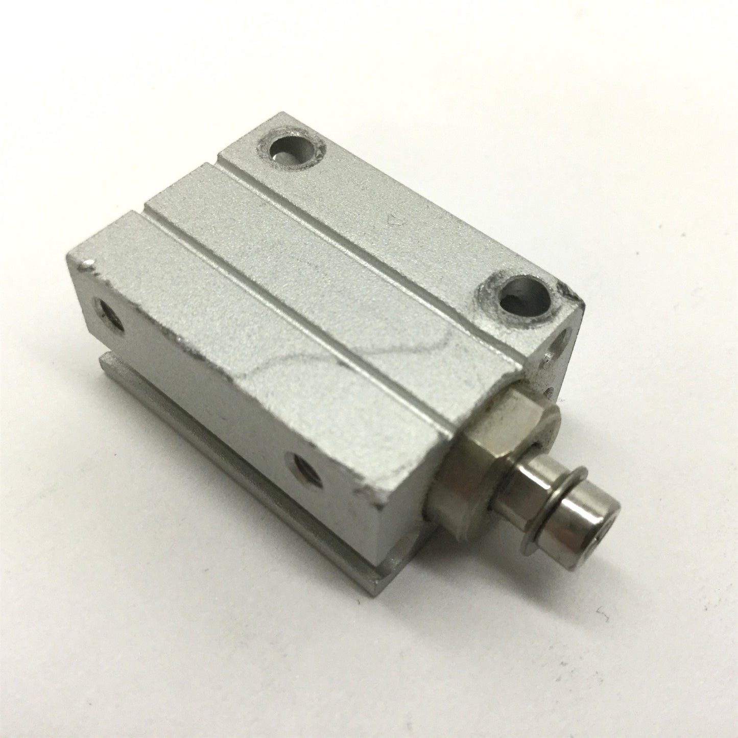 Used Lot of 2 SMC CUJB8-15D Mini Free Mount Cylinder, Stroke: 15mm, Bore: 8mm