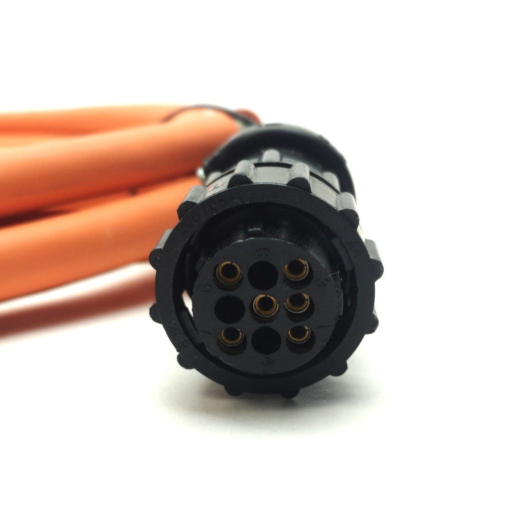 Used Flex Cable FC-CPBM6DF-16AA0M003 Power/Brake Cable 9-Pin Round to Flying Lead 8Ft