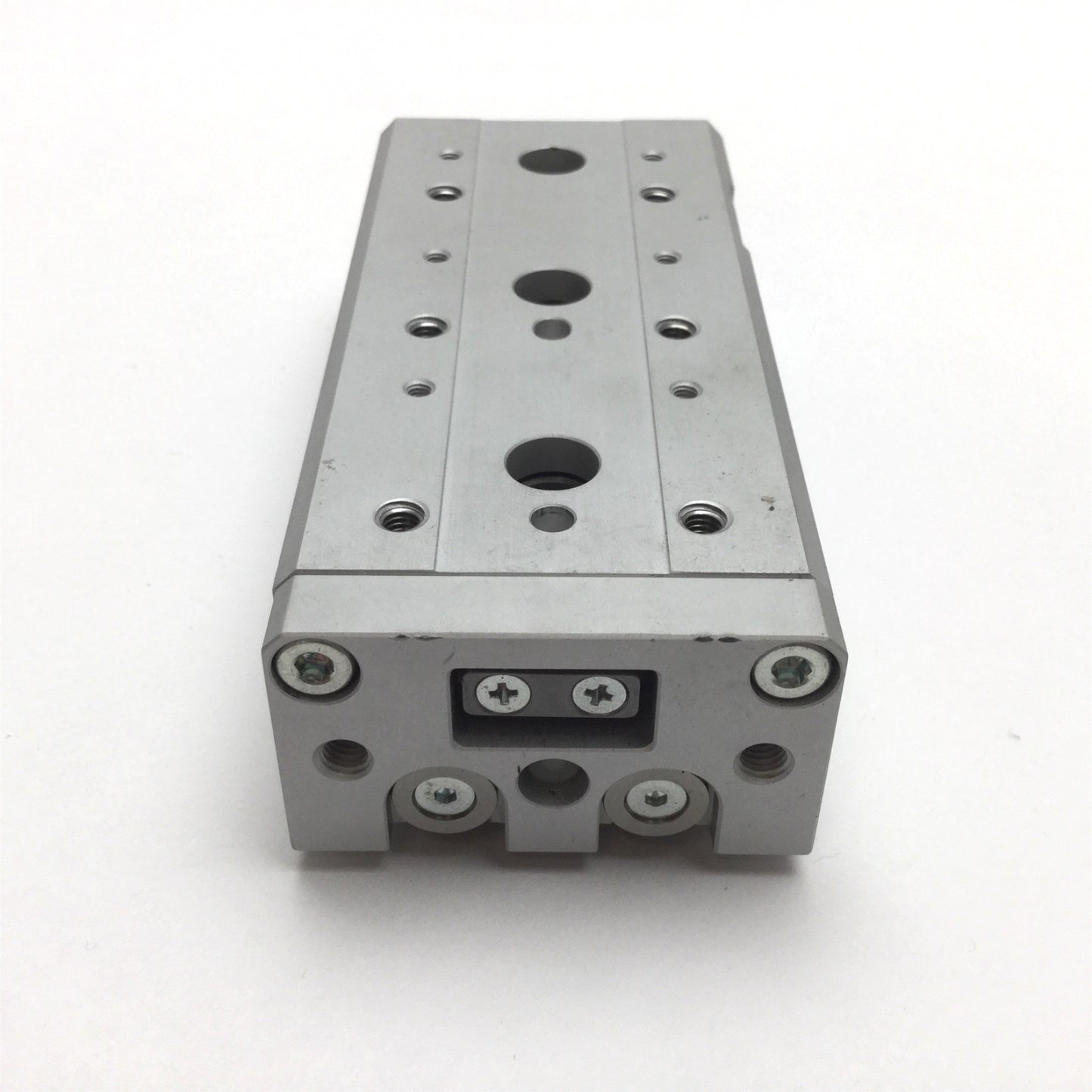 Used SMC MXS12L-50 Pneumatic Slide Table, Bore: 12mm, Stroke: 50mm, 0.15-0.7MPa