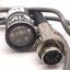 Used Advanced Illumination SL2507-66075L Machine Vision Red LED Spotlight, 24VDC