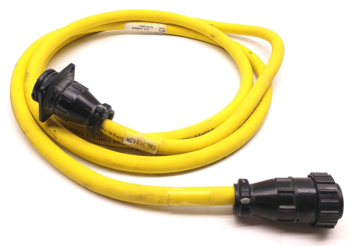 Used Flex-Cable NFS514-3M6M-1C5-E007 Cable, 16 Pin Male to 16 Pin Female, Length 2m