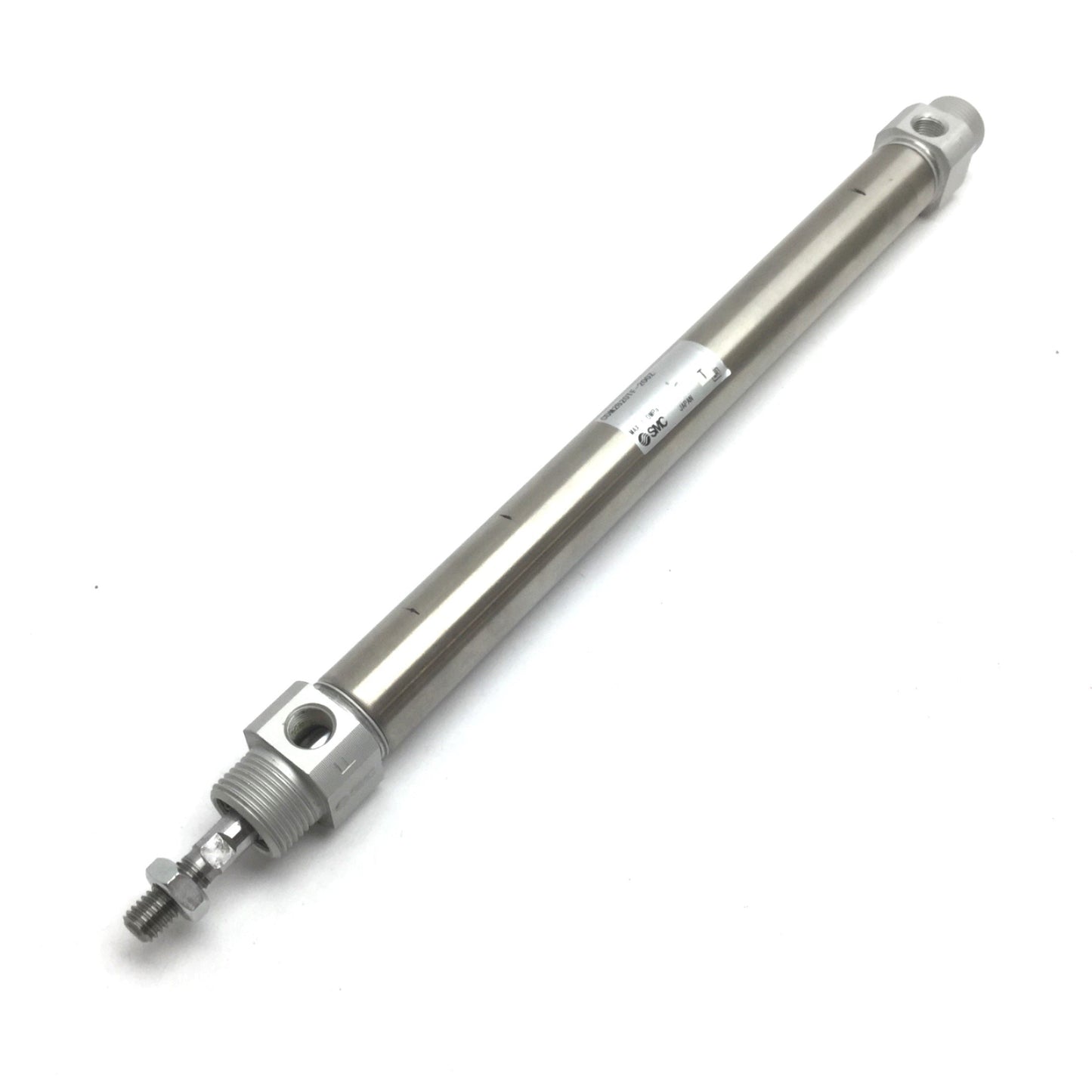 Used SMC CDM2B20TF-200Z Pneumatic Cylinder, Bore: 20mm, Stroke: 200mm, Ports: G1/8