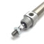 Used SMC CDM2B20TF-200Z Pneumatic Cylinder, Bore: 20mm, Stroke: 200mm, Ports: G1/8