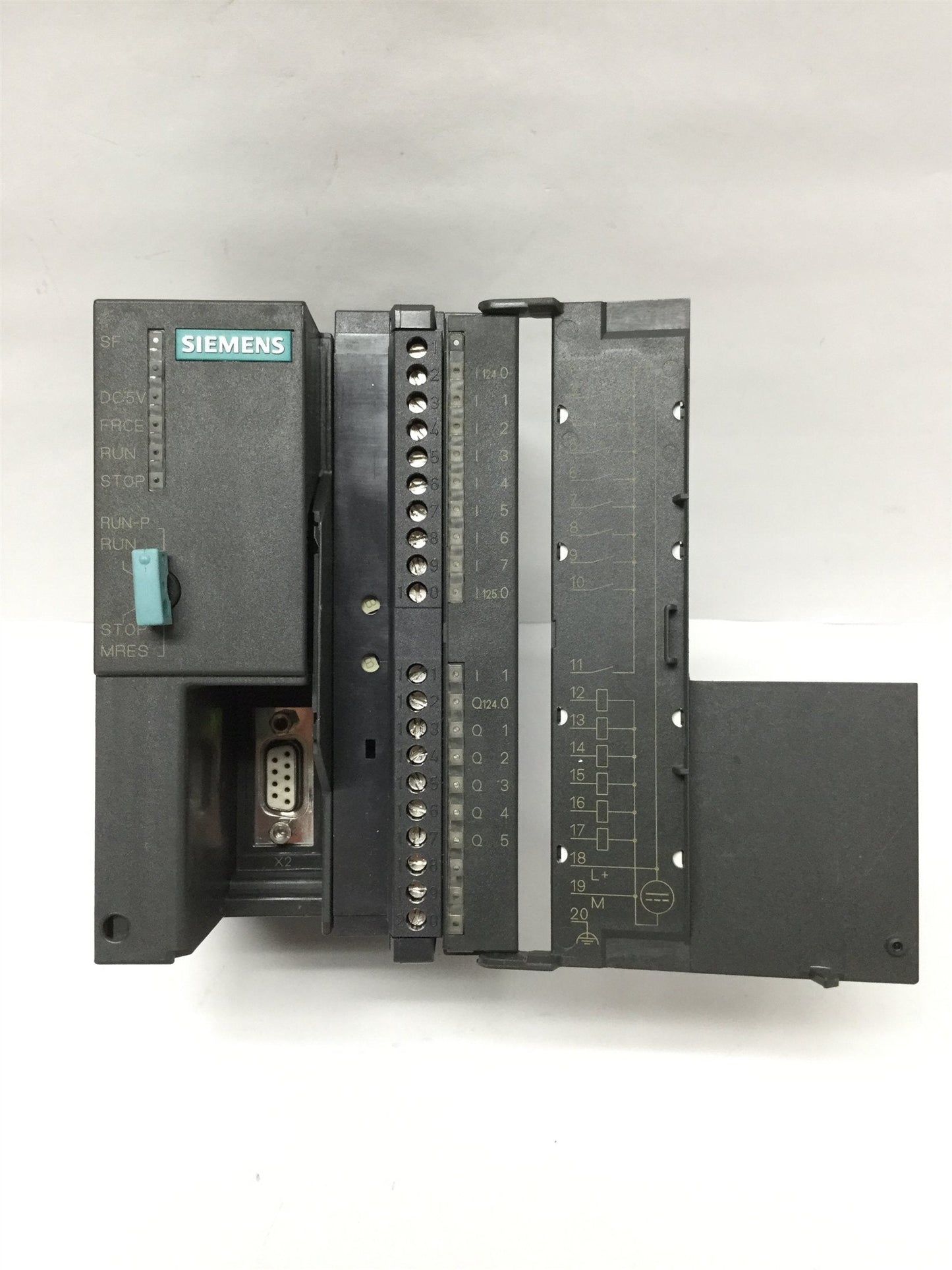 Used Siemens 6ES7 312-5AC00-0AB0 CPU312 Simatic PLC Central Processing Unit 10/6 I/O