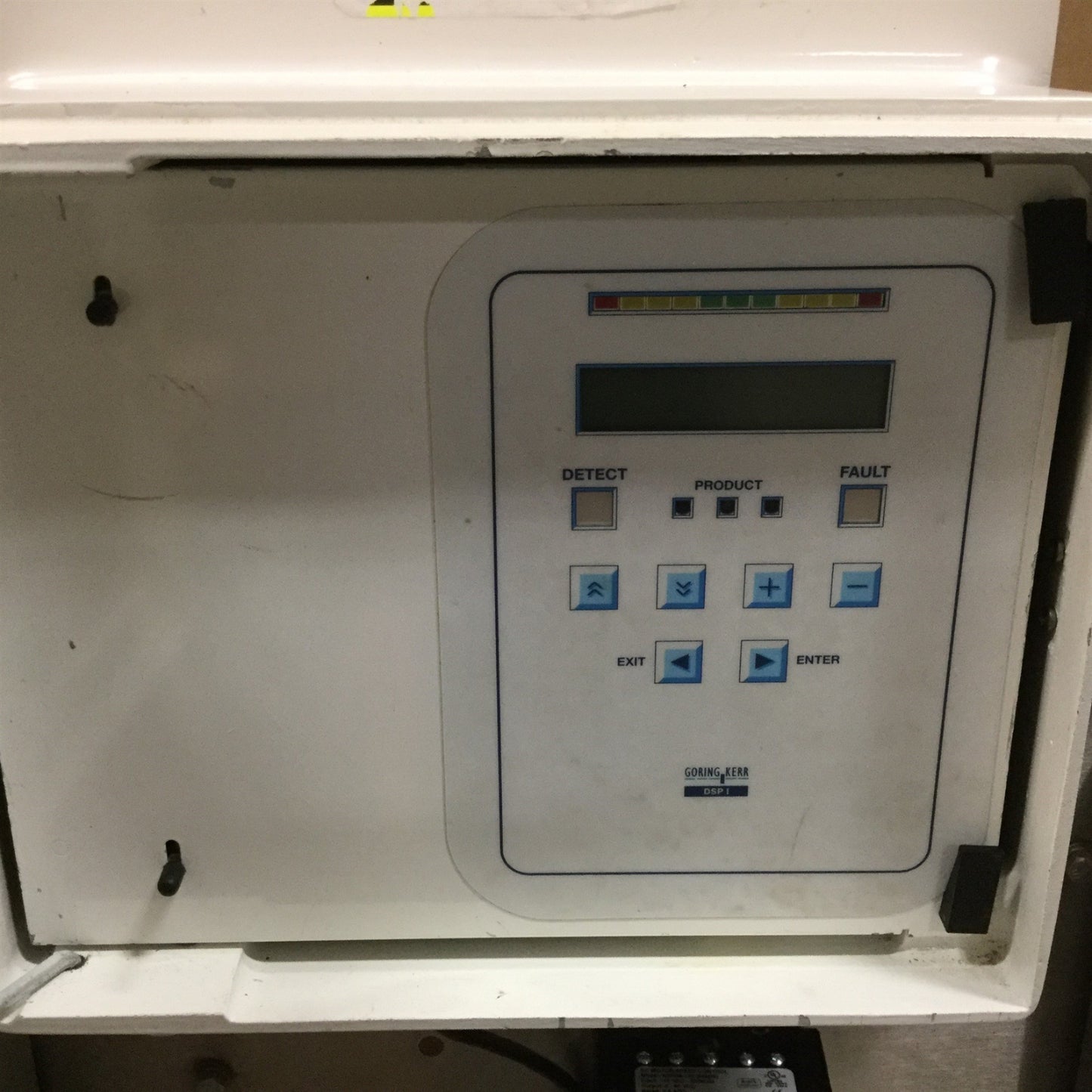 Used Goring Kerr DSP1 Metal Detector, Opening: 6" x 4", Conveyor Length: 29"