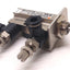 Used SMC NCDJPB6-037D-B Pin Cylinder, Double Action, Stroke: 3/8", Bore: 1/4"